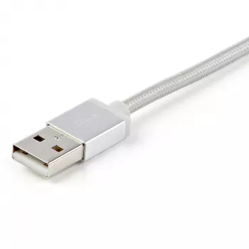 StarTech.com 1 m USB Multi-Ladekabel – USB auf Micro-USB oder USB-C oder Lightning für iPhone/iPad/iPod/Android – Apple MFi-zertifiziert – 3-in-1 USB-Ladegerät – Geflochten