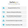 StarTech.com 4K HDMI over IP Extender Kit mit Video Control App, skalierbares AV over IP mit Unterstützung für AVoIP-Videowand