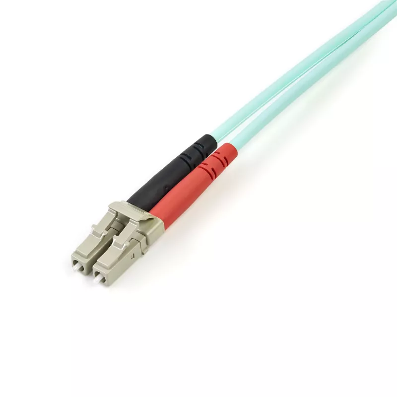 StarTech.com 3m (10ft) LC/UPC zu LC/UPC OM4 Multimode-Glasfaserkabel, 50/125µm LOMMF/VCSEL Zipcord-Faser, 100G, geringe Einfügedämpfung – LSZH Glasfaser-Jumperkabel