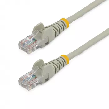 StarTech.com Cat5e Ethernet-Patchkabel mit rastnasenfreien RJ45-Steckern – 7 m, Grau