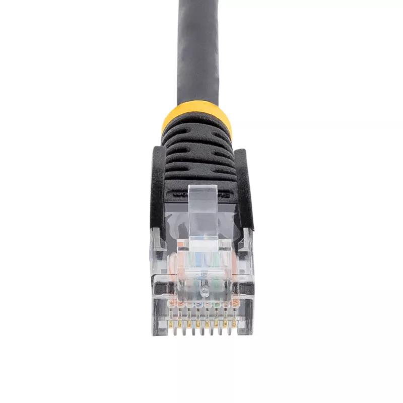 StarTech.com Cat5e Ethernet Patchkabel mit snagless RJ45-Steckern – 7 m, Schwarz