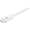StarTech.com Thunderbolt 3 Kabel - 20Gbps - 2m - Weiß - Thunderbolt-, USB- und DisplayPort-kompatibel
