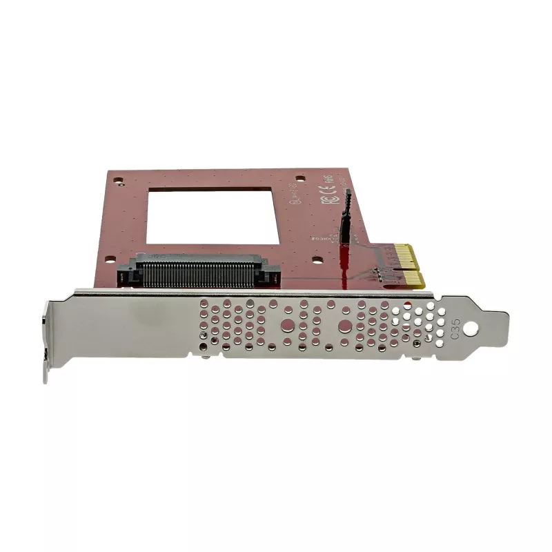 StarTech.com PEX4SFF8639 U.2-zu-PCIe-Adapter für 2,5-Zoll-U.2-NVMe-SSD, SFF-8639, x4 PCIe 3.0