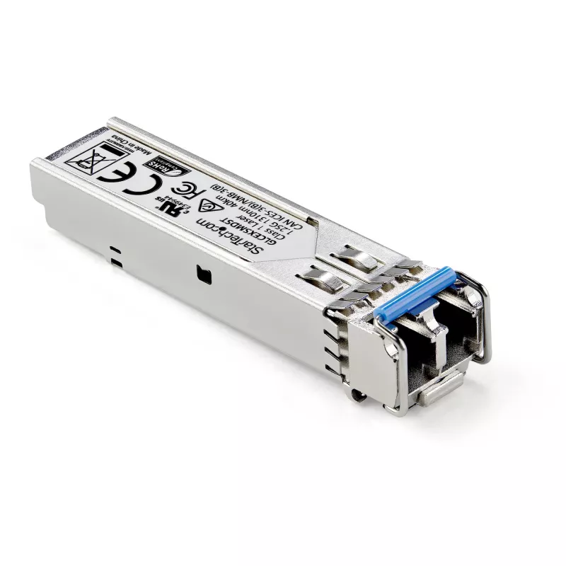 StarTech.com MSA-konformes SFP-Transceiver-Modul - 1000BASE-EX~MSA uncodiertes SFP-Modul - 1000BASE-EX - 1GbE Singlemode-Glasfaser-Transceiver (SMF) - 1GE Gigabit-Ethernet-SFP - LC 40km - 1310nm - DDM