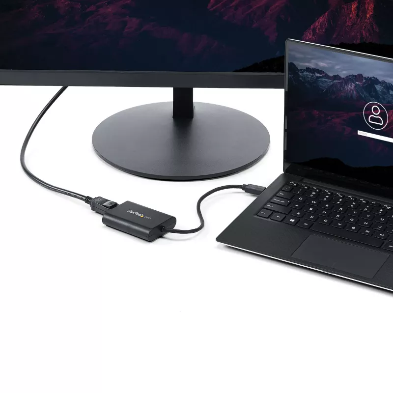 StarTech.com USB 3.0 zu DisplayPort Adapter, USB DP Monitor Konverter für Windows, 4K (keine Unterstützung für macOS/ChromeOS/Linux) - TAA