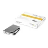 StarTech.com USB-C-Multiport-Videoadapter mit HDMI, VGA, Mini DisplayPort oder DVI – USB-Typ-C-Monitoradapter auf HDMI 2.0 oder mDP 1.2 (4K 60 Hz) – VGA oder DVI (1080p) – Space Gray Aluminium