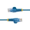 StarTech.com 3 m CAT6-Kabel – schlank – rastnasenschutzlose RJ45-Stecker – Blau