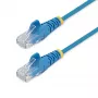 StarTech.com 2,5 m CAT6-Kabel – schlank – rastnasenfreie RJ45-Stecker – Blau