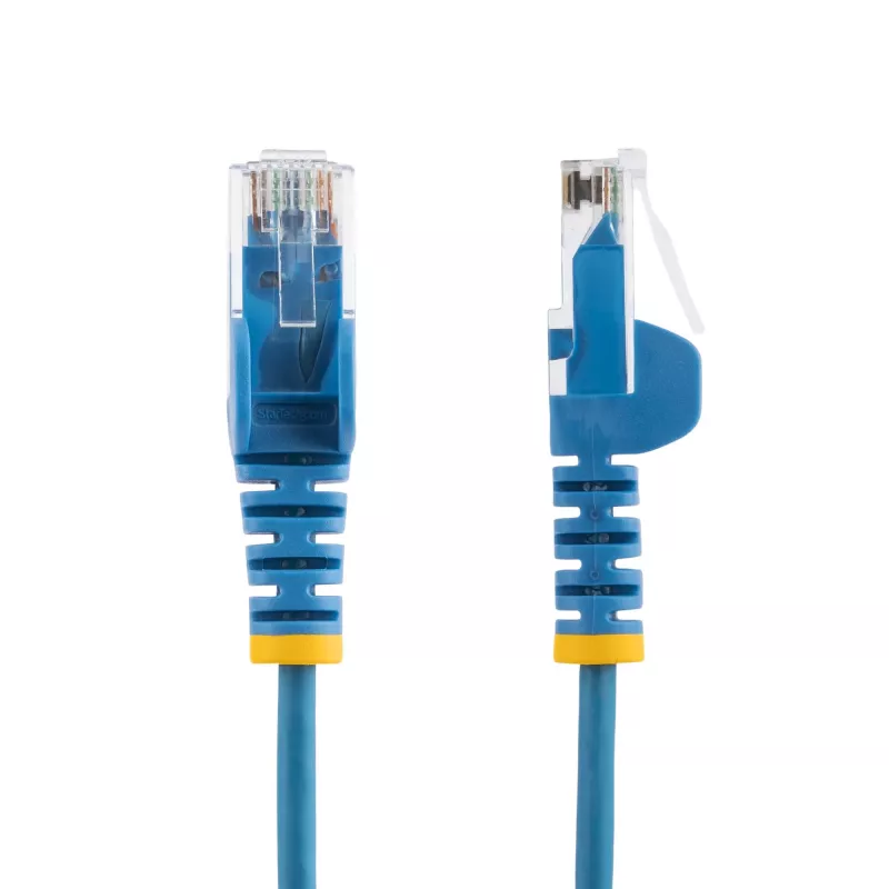 StarTech.com 2,5 m CAT6-Kabel – schlank – rastnasenfreie RJ45-Stecker – Blau