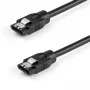 StarTech.com 0,6 m Rundes SATA-Kabel, 0,6 m, SATA III, SATA 7-pol, SATA 7-pol, Stecker/Stecker, Schwarz