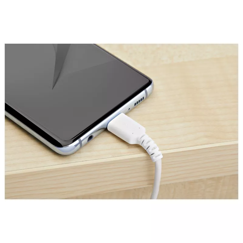 StarTech.com 2m USB-A auf USB-C Ladekabel – Robustes Schnelllade- und Sync-USB-2.0-auf-USB-Typ-C-Datenkabel – Strapazierfähiger TPE-Mantel Aramidfaser M/M 3A Weiß – Samsung S10, iPad Pro, Pixel