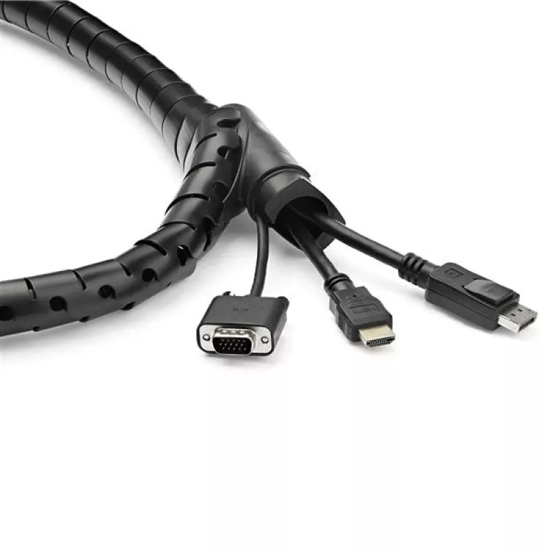 StarTech.com 2,5 m Kabel-Management-Spiralschlauch – 25 mm Durchmesser