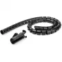 StarTech.com 1,5 m (4,9 ft.) Kabel-Management-Muffe – Spirale – 45 mm (1,8 in.) Durchmesser