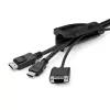 StarTech.com 1,5 m (4,9 ft.) Kabel-Management-Muffe – Spirale – 45 mm (1,8 in.) Durchmesser