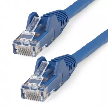 StarTech.com 5m CAT6 Ethernet-Kabel - LSZH (Low Smoke Zero Halogen) - 10 Gigabit 250MHz 100W PoE RJ45 10GbE UTP Netzwerk-Patchkabel, rastnasenschutz mit Zugentlastung - Blau, CAT 6, ETL-verifiziert, 24AWG