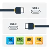 StarTech.com 50 cm Top Screw Locking USB-C-Kabel 10 Gbit/s – USB 3.1/3.2 Gen 2 Typ-C-Kabel – 100 W (5 A) Power Delivery Ladeleistung, DP Alt Mode – Einfach-Schraubsicherung, USB-C Kabel Laden/Synchronisieren