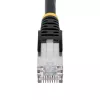 StarTech.com 7m CAT6a Ethernet-Kabel - Schwarz - Low Smoke Zero Halogen (LSZH) - 10GbE 500MHz 100W PoE++ Snagless RJ-45 mit Zugentlastung S/FTP Netzwerk-Patchkabel