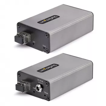 StarTech.com 2-Port USB 3.0 Extender über OM3-Multimode-Faser – LC/LC – 2x 5 Gbit/s USB-A-Hub – 350 m (1150 Fuß) Reichweite – Langlebiger USB-Glasfaser-Extender – Optischer USB-Extender