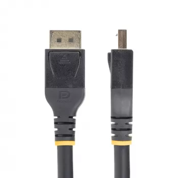 StarTech.com 7,6 m (25 ft) aktives DisplayPort 1.4 Kabel, DP8K DisplayPort-Kabel mit HBR3, HDR10, MST, DSC 1.2, HDCP 2.2, 8K 60 Hz, 4K 120 Hz – DP 1.4 Kabel, M/M