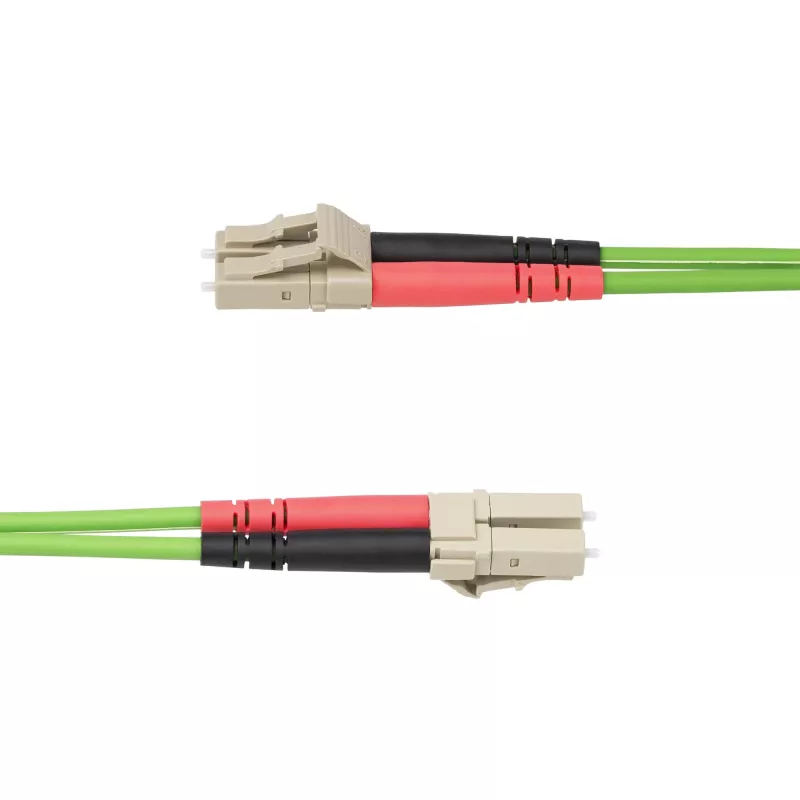 StarTech.com 2m (6.6ft) LC zu LC (UPC) OM5 Multimode Glasfaserkabel, 50/125µm Duplex LOMMF Zipcord, VCSEL, 40G/100G, LSZH Glasfaser-Patchkabel