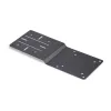 StarTech.com VESA-Montagehalterung für NUC/Thin Clients oder Laptop-Dockingstationen, VESA 75x75/100x100 kompatible Erweiterungsplatte für Mini-PC