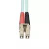 StarTech.com 20m (65ft) LC/UPC zu LC/UPC OM4 Multimode Glasfaserkabel, 50/125µm LOMMF/VCSEL Zipcord Faser, 100G, geringe Einfügedämpfung – LSZH Glasfaser-Jumperkabel