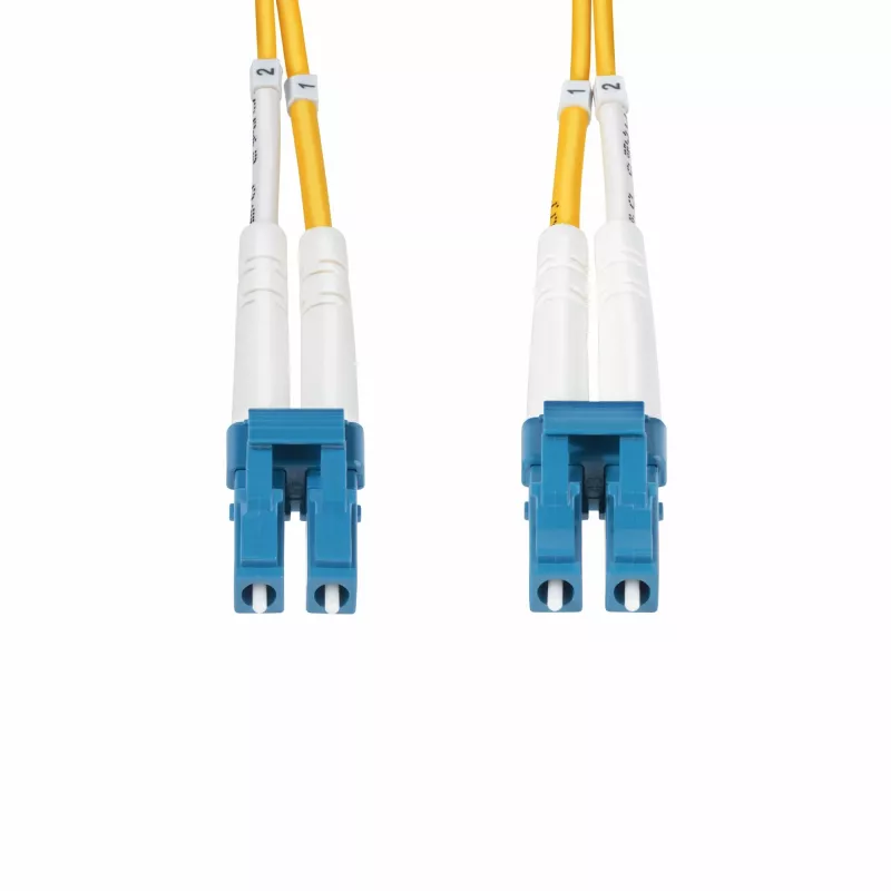 StarTech.com 25m LC zu LC (UPC) OS2 Singlemode Duplex Glasfaserkabel, 9/125µm, 100G, biegeunempfindlich, geringe Einfügedämpfung – LSZH Glasfaser-Jumperkabel
