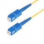 StarTech.com 100m SC zu SC (UPC) OS2 Singlemode Simplex Glasfaserkabel, 9/125µm, 40G/100G, biegeunempfindlich, geringe Einfügedämpfung, LSZH Glasfaser-Jumperkabel