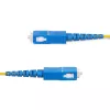 StarTech.com 100m SC zu SC (UPC) OS2 Singlemode Simplex Glasfaserkabel, 9/125µm, 40G/100G, biegeunempfindlich, geringe Einfügedämpfung, LSZH Glasfaser-Jumperkabel