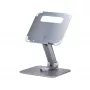 StarTech.com Teleskop-Laptopständer, 360°-Schwenkbasis, drehbarer Computer-Riser für den Schreibtisch, höhen- und neigungsverstellbar, max. 5 kg, Aluminium-Ausführung, tragbares Design