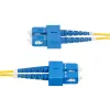StarTech.com 5m (16.4ft) SC zu SC (UPC) OS2 Singlemode Duplex Glasfaserkabel, 9/125µm, 40G/100G Zipcord, biegeunempfindlich, geringe Einfügedämpfung – LSZH Glasfaser-Patchkabel