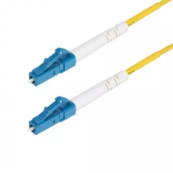 StarTech.com 3m LC zu LC (UPC) OS2 Singlemode Simplex Glasfaserkabel, 9/125µm, 40G/100G, biegeunempfindlich, niedrige Einfügedämpfung – LSZH Glasfaser-Patchkabel