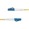 StarTech.com 3m LC zu LC (UPC) OS2 Singlemode Simplex Glasfaserkabel, 9/125µm, 40G/100G, biegeunempfindlich, niedrige Einfügedämpfung – LSZH Glasfaser-Patchkabel