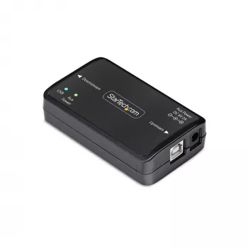 USB Galvanischer Isolator von StarTech.com, bis zu 6 kV, elektrischer Entstörfilter, IP40, DIN-Schienen-Montage, isoliertes Netzfilter, USB 2.0/1.1, 5 V/250 mA, Plug-and-Play, TAA