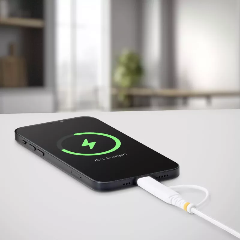 StarTech.com 1m (3ft) Rugged 2-in-1 USB-C Ladekabel mit Lightning Adapter, 30W/60W (3A), Apple MFi zertifiziert, geflochtener USB-C Ladekabel für iPhone/iPad/Android