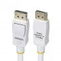 StarTech.com 1,8 m weißes VESA-zertifiziertes DisplayPort 1.2 Kabel, 4K 60Hz, 21,6 Gbit/s, rastende DP-Stecker, DP 1.2 DisplayPort Kabel, DP Monitor Kabel, M/M
