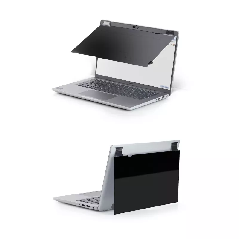 StarTech.com 14 Zoll 16:9 Bright Blickschutzfilter mit Touch, Flip-Over, 75 % Lichtdurchlässigkeit, entspiegelt, +/- 30° Blickwinkel