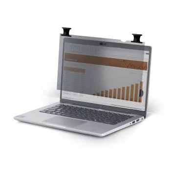 StarTech.com 16-Zoll 16:10 Bright Privacy-Blickschutzfilter mit Touch, Flip-Over, 75% Lichtdurchlässigkeit, Blendfreier Blickschutzfilter, +/- 30° Blickwinkel