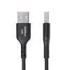 StarTech.com 15cm (6in) USB-A-auf-USB-C-Ladekabel, Laden & Synchronisieren, 3A, USB 2.0, TPE-Mantel – Schwarzes USB-Ladekabel