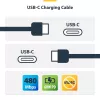StarTech.com 1m (3ft) USB-C-Ladekabel, 60W (3A) PD, doppellagiger geflochtener Nylon/TPE-Mantel, robustes USB-C-Ladekabel, USB 2.0 Laptop-Ladegerätkabel