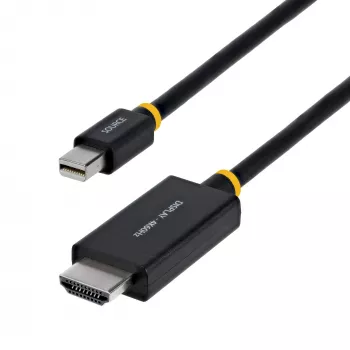 StarTech.com 1m (3ft) Mini DisplayPort auf HDMI Adapterkabel, 4K 60Hz mit HBR3/HDCP 2.3/DPCP, MDP auf HDMI 2.0, aktiver Videokonverter, Mini DisplayPort Desktop zu HDMI Monitor