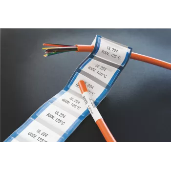 DYMO XTL Heat-Shrink Label Tubes | 6 mm x 2.7 m | Schwarz on White