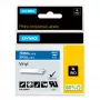 DYMO Rhino Industrie-Vinyletiketten | 19 mm x 5,5 m | Weißer Druck auf Blau | Selbstklebend | für LabelManager & Rhino Etikettendrucker