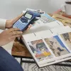 DYMO LetraTag LT-100H Handheld-Etikettendrucker | ABC-Tastatur-Etikettendrucker mit benutzerfreundlichem 13-Zeichen-LCD-Bildschirm | für Zuhause oder Büro | Blau