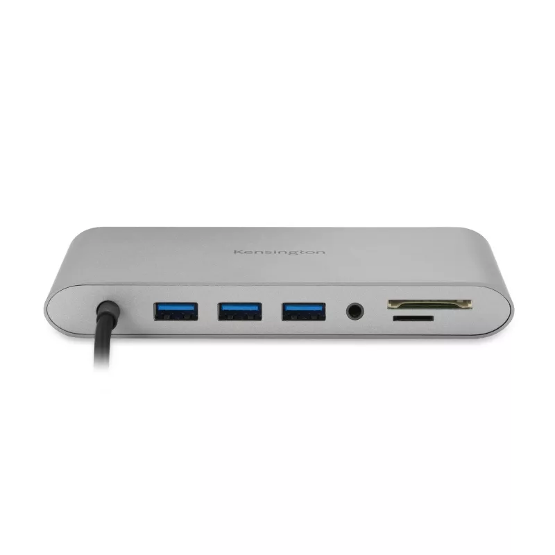 Kensington UH1440P USB-C 5Gbps Dual Video Driverless Mobile Dock – 85W Pass-Through Power – DP/HDMI/VGA