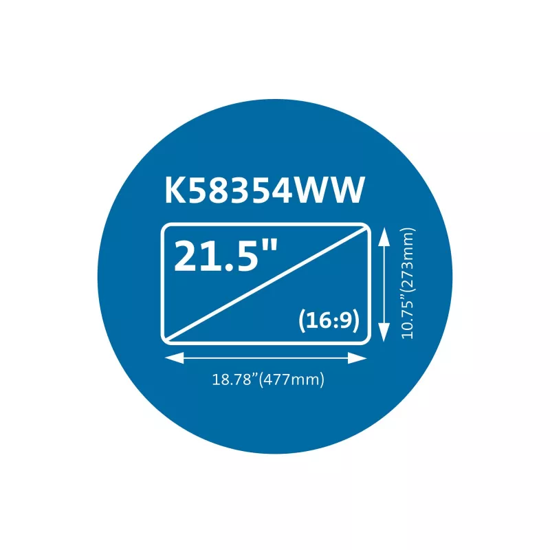 Kensington MagPro Magnetischer Blickschutzfilter für Monitore 21.5” (16:9)