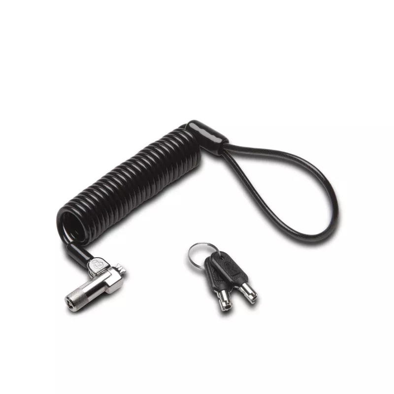 Kensington NANO PORTABLE KEYED LOCK KD, 2,3 m, Schlüssel, Schwarz