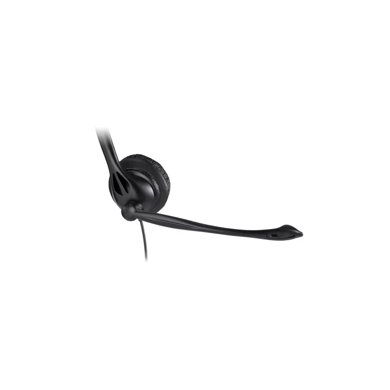 Kensington USB-Mono-Headset mit Inline-Bedienelementen, Kabelgebunden, Büro/Callcenter, Headset, Schwarz