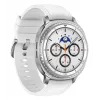 Samsung Galaxy Watch 8 Classic 3,3 cm (1,3 Zoll) AMOLED 46 mm Digital 438 x 438 Pixel Touchscreen Silber WLAN GPS (Satellit)