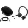 HP UC Wireless Duo Headset, Kabellos, Büro/Callcenter, 310 g, Headset, Schwarz
